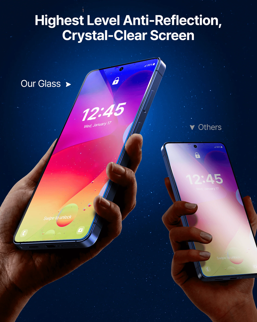 Korean Whitestone UV Dome Glass | Samsung Galaxy S26 Plus  Screen Protector with UV Light [2 Pack Glass]